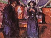 Edvard Munch Man and Woman oil painting artist