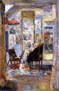 James Ensor Skeleton Looking at Chinoiseries oil painting artist