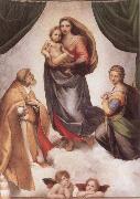 Raphael Sisting Madonna oil painting artist