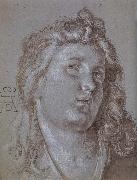 Albrecht Durer Head of an  angel oil painting artist