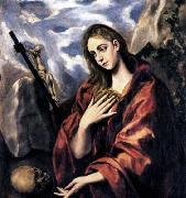 GRECO, El Mary Magdalen in Penitence oil painting artist