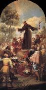 Francisco Goya St Bernardine of Siena preaching before Alfonso of Aragon oil painting artist