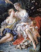 Francois Boucher kewpie  and Kali oil painting artist