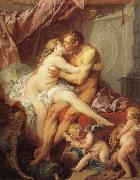 Francois Boucher Kiss oil painting artist