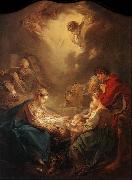 Francois Boucher Adoration of the Shepherds oil painting artist