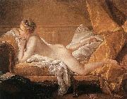 Francois Boucher Girl Reclining oil painting artist