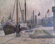 Georges Seurat The Honfleur oil painting artist