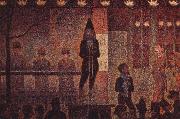 Georges Seurat taskspelarna oil painting artist