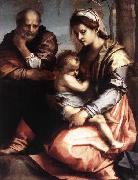 Andrea del Sarto Holy Family oil painting artist