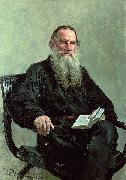 Ilya Repin Portrait of Leo Tolstoy oil painting artist