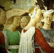 Piero della Francesca the legend of the true cross, detail oil painting artist