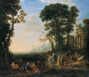 Claude Lorrain Coast Scene with Europa and the Bull oil painting artist