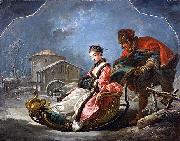 Francois Boucher Winter oil painting artist