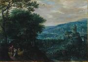 Gillis van Coninxloo Landscape with Venus and Adonis oil painting artist