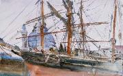 John Singer Sargent Rigging oil painting artist