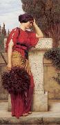 John William Godward La Pensierosa oil painting artist