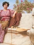 John William Godward Tranquillity oil painting artist