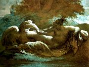 Theodore   Gericault leda et le cygne oil painting artist