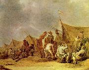 Aelbert Cuyp Ruhepause im Lager oil painting artist