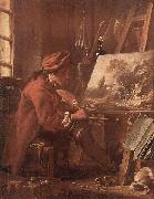 Francois Boucher Self-portrait oil painting artist