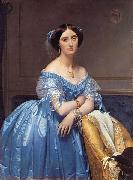 Jean-Auguste Dominique Ingres Portrait of the Princess Albert de Broglie oil painting artist