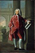 John Singleton Copley Portrait of Nathaniel Sparhawk od Kittery Point oil painting artist