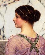 John William Godward A Grecian Lovely oil painting artist