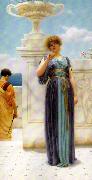 John William Godward The engagement ring oil painting artist