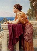 John William Godward Belvedere oil painting artist