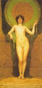 John William Godward Campaspe oil painting artist