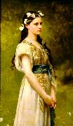 Jules Joseph Lefebvre Portrait of Julia Foster Ward oil painting artist