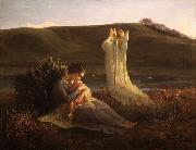 Louis Janmot The Angel and the Mother oil painting artist