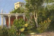 Ridolfo Schadow Garten in Alexandria oil painting artist