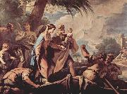 Sebastiano Ricci Flucht nach Aypten oil painting artist