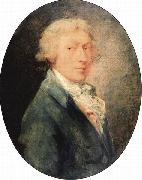 Thomas Gainsborough Self portrait oil painting artist