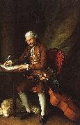 Thomas Gainsborough Portrait of Carl Friedrich Abel German composer oil painting artist