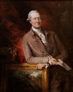 Thomas Gainsborough Portrait of James Christie oil painting artist