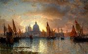 William Stanley Haseltine Santa Maria della Salute oil painting artist