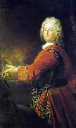 antoine pesne Portrait of Christian Ludwig Markgraf von Brandenburg Schwedt oil painting artist