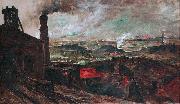 Constantin Meunier Mining Area oil painting artist