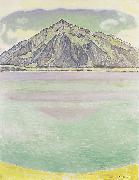 Ferdinand Hodler Thunersee mit Niesen oil painting artist