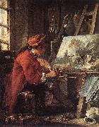 Francois Boucher Painter in his Studio oil painting artist