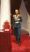 Ilya Repin Portrait of Emperor Nicholas II. oil painting artist