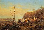 Massimo d Azeglio Arabs on Horseback oil painting artist