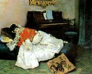 Raimundo Madrazo La lectura oil painting artist