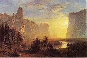 Albert Bierstadt Yosemite Valley, Yellowstone Park oil painting artist