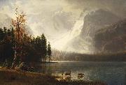 Albert Bierstadt Estes Park oil painting artist