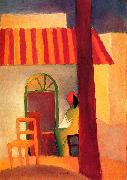 August Macke Turkisches Cafe (I) oil painting artist