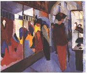 August Macke Fashion Store oil painting artist