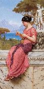 John William Godward Le Billet Doux (The Love Letter) oil painting artist